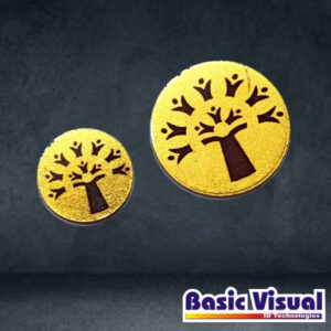 Custom Shape SS Advertising Name Badges/Tags | Full Colour digital Printed |Custom size