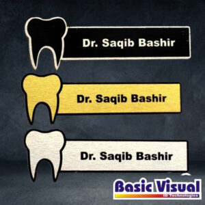 Custom Shape SS Hospital Staff Name Badges/Tags | Full Colour digital Printed |Custom size