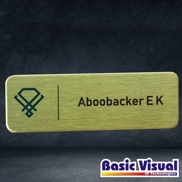 Stainless Steel Magnetic Name Badges