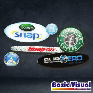 Flexible Dome stickers