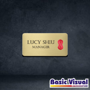 metallic-pvc-corporate-name-badges-tags-gold-silver-1-inch-x-3-inch-full-colour-digital-printed