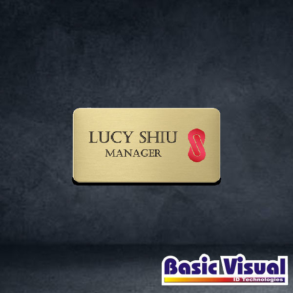 metallic-pvc-corporate-name-badges-tags-gold-silver-1-inch-x-3-inch-full-colour-digital-printed